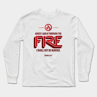 Walk on Fire Long Sleeve T-Shirt